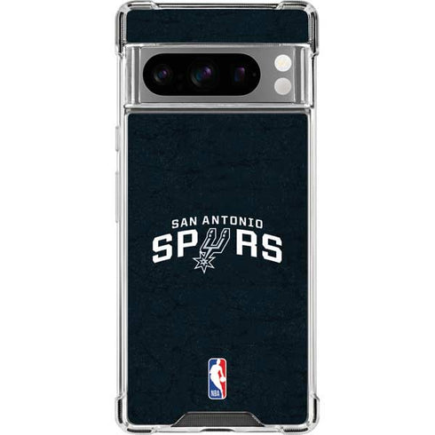 NBA San Antonio Spurs Distressed Google Pixel 8 Pro Clear Case
